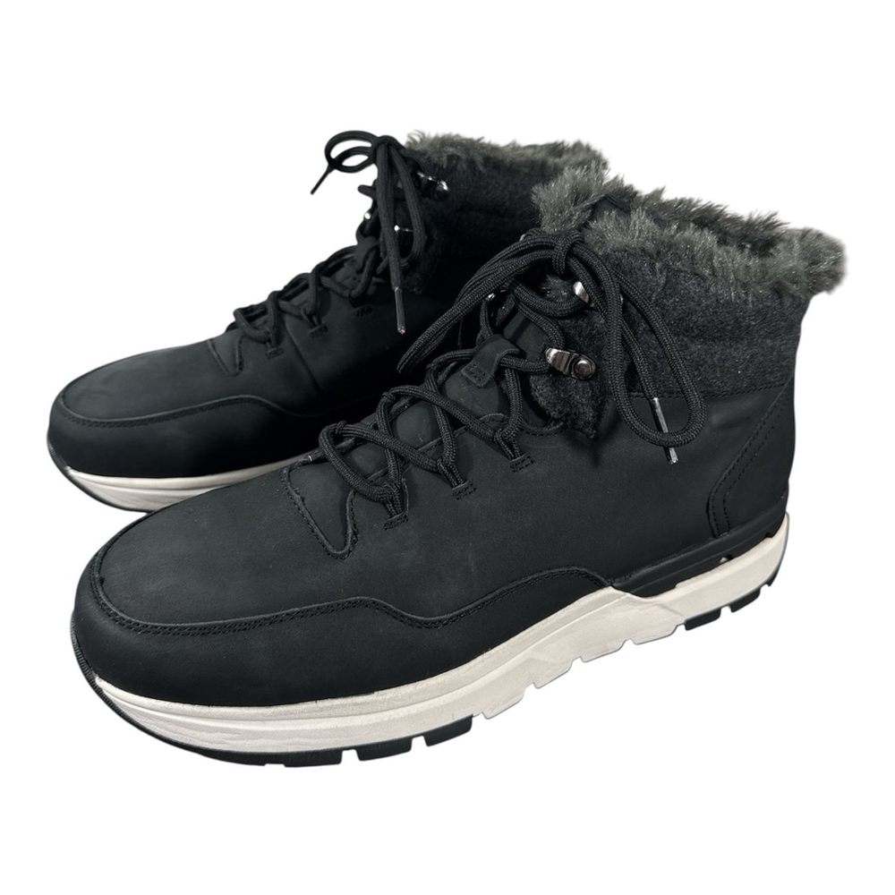 ROCKPORT Pulse Tech Composite Work Safety Mid Boots Black - Size 10